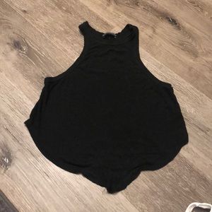 Black razor back sleeveless shirt